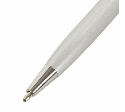 Ручка подарочная шариковая BRAUBERG "Delicate Silver", корпус серебристый, узел 1 мм, линия письма 0,7 мм, синяя, 141401 Ручка подарочная шариковая BRAUBERG "Delicate Silver", корпус серебристый, узел 1 мм, линия письма 0,7 мм, синяя, 141401