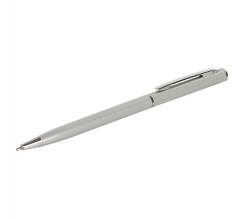 Ручка подарочная шариковая BRAUBERG "Delicate Silver", корпус серебристый, узел 1 мм, линия письма 0,7 мм, синяя, 141401 Ручка подарочная шариковая BRAUBERG "Delicate Silver", корпус серебристый, узел 1 мм, линия письма 0,7 мм, синяя, 141401