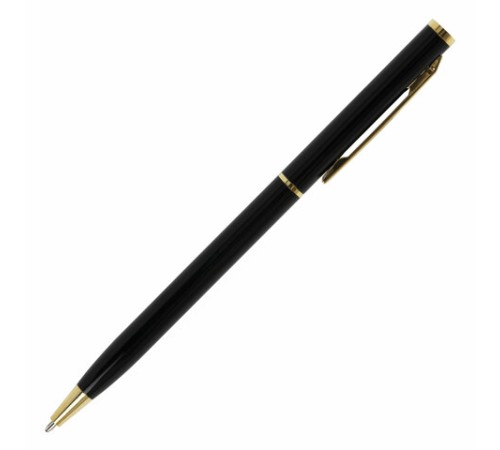 Ручка подарочная шариковая BRAUBERG "Slim Black", корпус черный, узел 1 мм, линия письма 0,7 мм, синяя, 141402 Ручка подарочная шариковая BRAUBERG "Slim Black", корпус черный, узел 1 мм, линия письма 0,7 мм, синяя, 141402