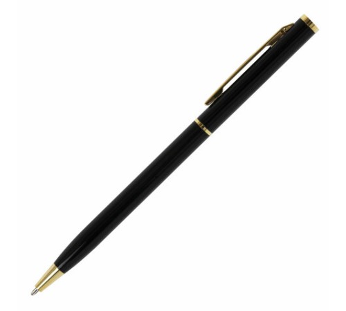 Ручка подарочная шариковая BRAUBERG "Slim Black", корпус черный, узел 1 мм, линия письма 0,7 мм, синяя, 141402 Ручка подарочная шариковая BRAUBERG "Slim Black", корпус черный, узел 1 мм, линия письма 0,7 мм, синяя, 141402