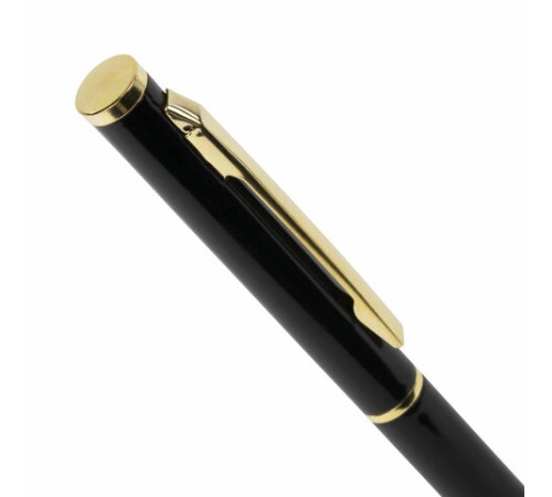 Ручка подарочная шариковая BRAUBERG "Slim Black", корпус черный, узел 1 мм, линия письма 0,7 мм, синяя, 141402 Ручка подарочная шариковая BRAUBERG "Slim Black", корпус черный, узел 1 мм, линия письма 0,7 мм, синяя, 141402