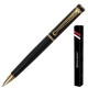 Ручка подарочная шариковая BRAUBERG "Perfect Black", корпус черный, узел 1 мм, линия письма 0,7 мм, синяя, 141416