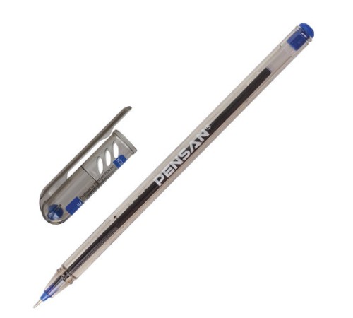 Ручка шариковая масляная PENSAN "My-Tech", СИНЯЯ, игольчатый узел 0,7 мм, линия письма 0,35 мм, 2240 Ручка шариковая масляная PENSAN "My-Tech", СИНЯЯ, игольчатый узел 0,7 мм, линия письма 0,35 мм, 2240