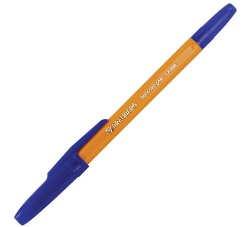 Ручка шариковая BRAUBERG "Carina Orange", СИНЯЯ, корпус оранжевый, узел 1 мм, линия письма 0,5 мм, 141668 Ручка шариковая BRAUBERG "Carina Orange", СИНЯЯ, корпус оранжевый, узел 1 мм, линия письма 0,5 мм, 141668