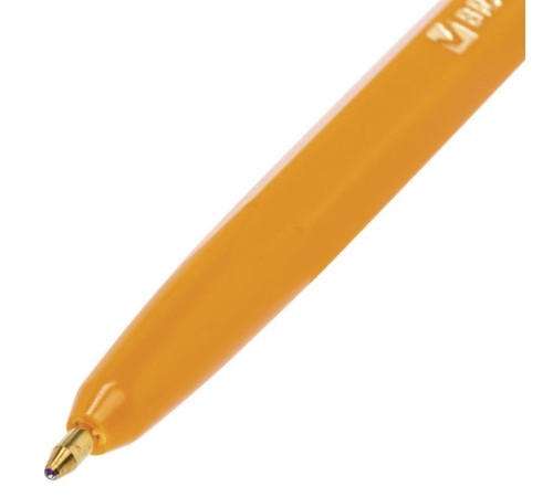 Ручка шариковая BRAUBERG "Carina Orange", СИНЯЯ, корпус оранжевый, узел 1 мм, линия письма 0,5 мм, 141668 Ручка шариковая BRAUBERG "Carina Orange", СИНЯЯ, корпус оранжевый, узел 1 мм, линия письма 0,5 мм, 141668