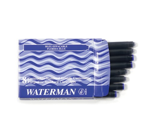 Картриджи чернильные WATERMAN, комплект 8 шт., синие, S0110860 Картриджи чернильные WATERMAN, комплект 8 шт., синие, S0110860
