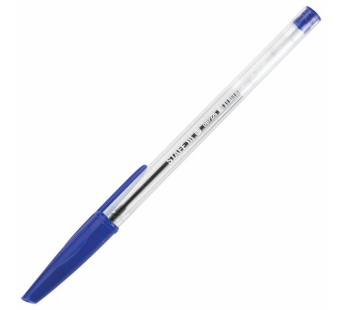 Ручка шариковая масляная STAFF "EVERYDAY" OBP-226, СИНЯЯ, корпус прозрачный, игольчатый узел 0,7 мм, линия письма 0,35 мм, 141705 Ручка шариковая масляная STAFF "EVERYDAY" OBP-226, СИНЯЯ, корпус прозрачный, игольчатый узел 0,7 мм, линия письма 0,35 мм, 141705