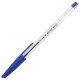 Ручка шариковая масляная STAFF "EVERYDAY" OBP-226, СИНЯЯ, корпус прозрачный, игольчатый узел 0,7 мм, линия письма 0,35 мм, 141705