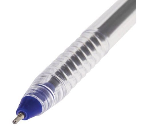 Ручка шариковая масляная STAFF "EVERYDAY" OBP-226, СИНЯЯ, корпус прозрачный, игольчатый узел 0,7 мм, линия письма 0,35 мм, 141705 Ручка шариковая масляная STAFF "EVERYDAY" OBP-226, СИНЯЯ, корпус прозрачный, игольчатый узел 0,7 мм, линия письма 0,35 мм, 141705