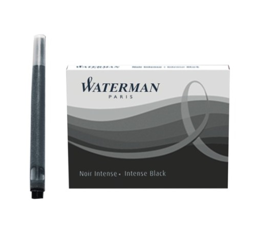 Картриджи чернильные WATERMAN, комплект 8 штук, черные, S0110850