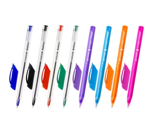 Ручки шариковые масляные BRAUBERG, НАБОР 8 шт., АССОРТИ, 