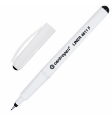 Ручка капиллярная (линер) ЧЕРНАЯ CENTROPEN 