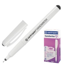 Ручка капиллярная (линер) ЧЕРНАЯ CENTROPEN 