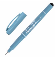 Ручка капиллярная (линер) ЧЕРНАЯ CENTROPEN 
