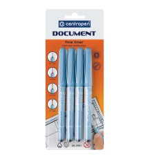 Ручки капиллярные (линеры) ЧЕРНЫЕ CENTROPEN 
