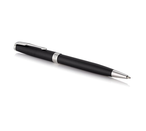 Ручка шариковая PARKER "Sonnet Core Matt Black CT", черный матовый лак, палладий, черная, 1931524 Ручка шариковая PARKER "Sonnet Core Matt Black CT", черный матовый лак, палладий, черная, 1931524