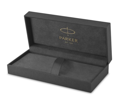 Ручка шариковая PARKER "Sonnet Core Stainless Steel GT", корпус серебро, позолота, черная, 1931507