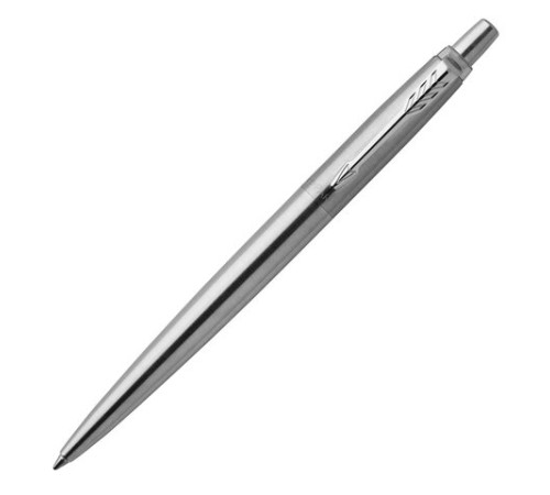Ручка шариковая PARKER "Jotter Core Stainless Steel CT", корпус серебристый, детали хром, синяя, 1953170 Ручка шариковая PARKER "Jotter Core Stainless Steel CT", корпус серебристый, детали хром, синяя, 1953170