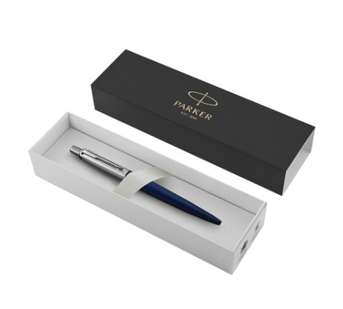 Ручка шариковая PARKER "Jotter Core Royal Blue CT", корпус синий, детали хром, синяя, 1953186 Ручка шариковая PARKER "Jotter Core Royal Blue CT", корпус синий, детали хром, синяя, 1953186