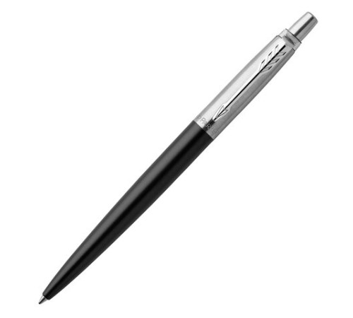 Ручка шариковая PARKER "Jotter Core Bond Street Black CT", корпус черный, детали хром, синяя, 1953184 Ручка шариковая PARKER "Jotter Core Bond Street Black CT", корпус черный, детали хром, синяя, 1953184