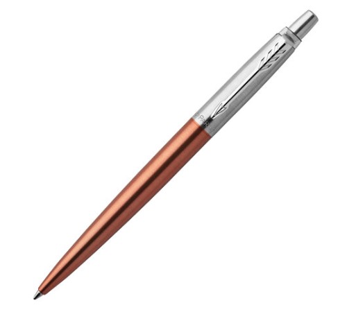 Ручка шариковая PARKER "Jotter Core Chelsea Orange CT", корпус оранжевый, детали хром, синяя, 1953189 Ручка шариковая PARKER "Jotter Core Chelsea Orange CT", корпус оранжевый, детали хром, синяя, 1953189