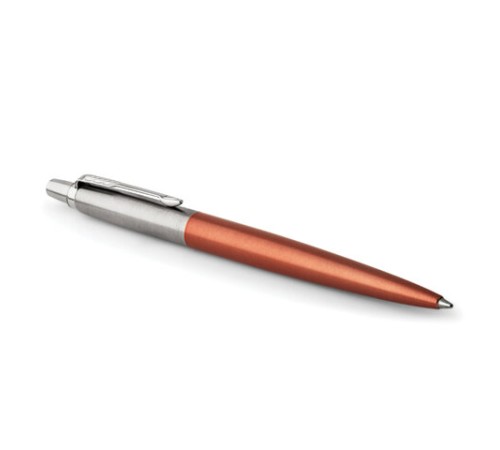 Ручка шариковая PARKER "Jotter Core Chelsea Orange CT", корпус оранжевый, детали хром, синяя, 1953189 Ручка шариковая PARKER "Jotter Core Chelsea Orange CT", корпус оранжевый, детали хром, синяя, 1953189