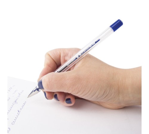 Ручка шариковая с грипом BRAUBERG "X-Writer", СИНЯЯ, узел 0,7 мм, линия письма 0,35 мм, 142403 Ручка шариковая с грипом BRAUBERG "X-Writer", СИНЯЯ, узел 0,7 мм, линия письма 0,35 мм, 142403