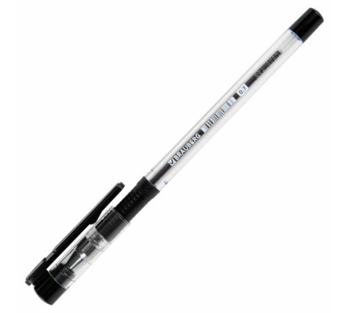 Ручка шариковая с грипом BRAUBERG "X-Writer", ЧЕРНАЯ, узел 0,7 мм, линия письма 0,35 мм, 142404 Ручка шариковая с грипом BRAUBERG "X-Writer", ЧЕРНАЯ, узел 0,7 мм, линия письма 0,35 мм, 142404
