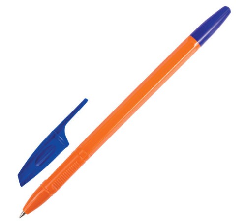Ручка шариковая BRAUBERG "X-333 Orange", СИНЯЯ, корпус оранжевый, узел 0,7 мм, линия письма 0,35 мм, 142409 Ручка шариковая BRAUBERG "X-333 Orange", СИНЯЯ, корпус оранжевый, узел 0,7 мм, линия письма 0,35 мм, 142409