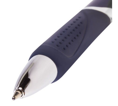 Ручка шариковая автоматическая с грипом BRAUBERG 