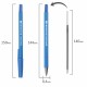 Ручка шариковая BRAUBERG "Capital blue", СИНЯЯ, корпус soft-touch голубой, узел 0,7 мм, линия письма 0,35 мм, 142493