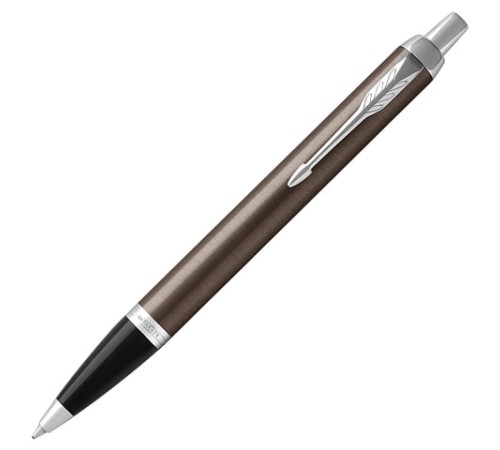 Ручка шариковая PARKER "IM Core Dark Espresso CT", корпус кофейный лак, хромированные детали, синяя, 1931671 Ручка шариковая PARKER "IM Core Dark Espresso CT", корпус кофейный лак, хромированные детали, синяя, 1931671