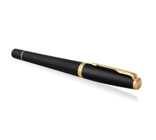 Ручка перьевая PARKER "Urban Core Muted Black GT", черный матовый лак, позолота, синяя, 1931593 Ручка перьевая PARKER "Urban Core Muted Black GT", черный матовый лак, позолота, синяя, 1931593