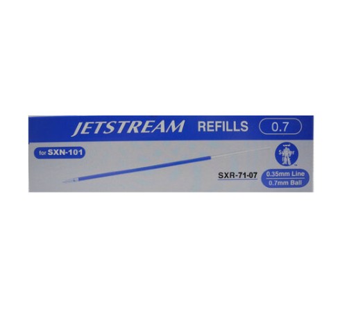 Стержень шариковый масляный UNI "JetStream", 121 мм, СИНИЙ, узел 0,7 мм, линия письма 0,35 мм, SXR-71-07 BLUE Стержень шариковый масляный UNI "JetStream", 121 мм, СИНИЙ, узел 0,7 мм, линия письма 0,35 мм, SXR-71-07 BLUE
