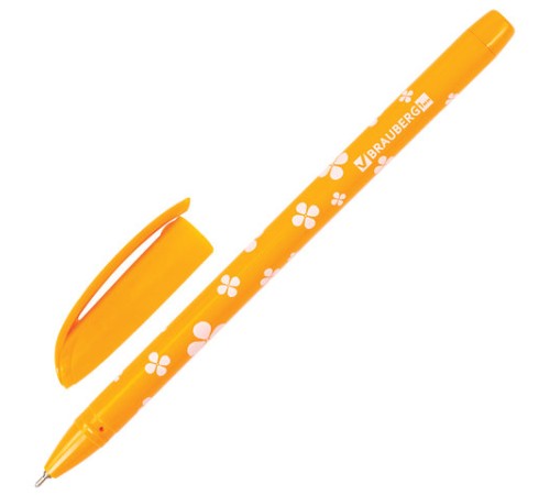Ручка шариковая масляная BRAUBERG "FRUITY SF", СИНЯЯ, с узором, узел 1 мм, линия письма 0,5 мм, 142653 Ручка шариковая масляная BRAUBERG "FRUITY SF", СИНЯЯ, с узором, узел 1 мм, линия письма 0,5 мм, 142653