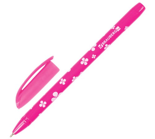 Ручка шариковая масляная BRAUBERG "FRUITY SF", СИНЯЯ, с узором, узел 1 мм, линия письма 0,5 мм, 142653 Ручка шариковая масляная BRAUBERG "FRUITY SF", СИНЯЯ, с узором, узел 1 мм, линия письма 0,5 мм, 142653