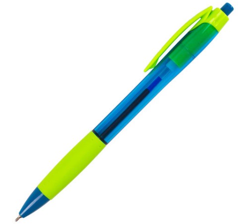 Ручка шариковая масляная автоматическая с грипом BRAUBERG 