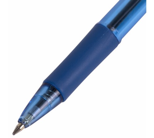 Ручка шариковая масляная автоматическая с грипом PENTEL (Япония) "Fine Line", СИНЯЯ, линия письма 0,27 мм, BK417-CN Ручка шариковая масляная автоматическая с грипом PENTEL (Япония) "Fine Line", СИНЯЯ, линия письма 0,27 мм, BK417-CN