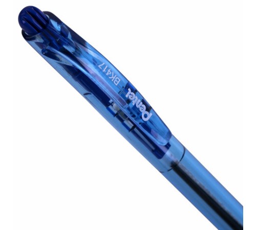 Ручка шариковая масляная автоматическая с грипом PENTEL (Япония) "Fine Line", СИНЯЯ, линия письма 0,27 мм, BK417-CN Ручка шариковая масляная автоматическая с грипом PENTEL (Япония) "Fine Line", СИНЯЯ, линия письма 0,27 мм, BK417-CN