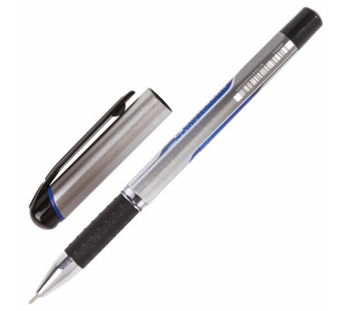 Ручка шариковая масляная с грипом BRAUBERG "Signature", СИНЯЯ, печать, узел 0,7 мм, линия письма 0,35 мм, 142688 Ручка шариковая масляная с грипом BRAUBERG "Signature", СИНЯЯ, печать, узел 0,7 мм, линия письма 0,35 мм, 142688