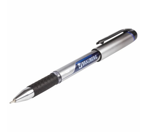 Ручка шариковая масляная с грипом BRAUBERG "Signature", СИНЯЯ, печать, узел 0,7 мм, линия письма 0,35 мм, 142688 Ручка шариковая масляная с грипом BRAUBERG "Signature", СИНЯЯ, печать, узел 0,7 мм, линия письма 0,35 мм, 142688