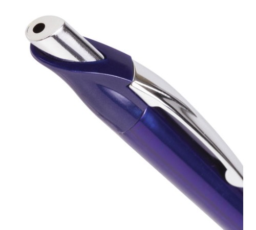 Ручка шариковая масляная автоматическая с грипом BRAUBERG 