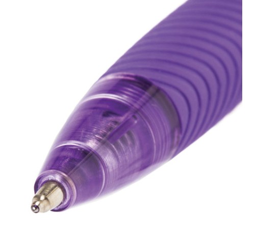 Ручка шариковая масляная автоматическая с грипом BRAUBERG 