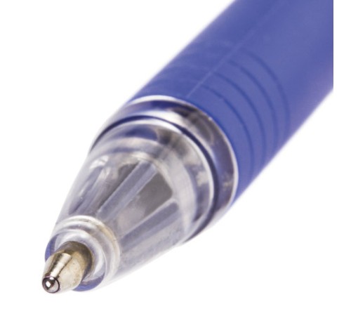 Ручка шариковая масляная автоматическая с грипом BRAUBERG 