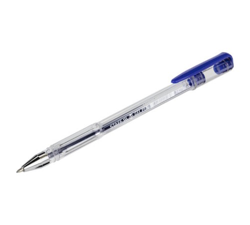 Ручка гелевая STAFF "Basic" GP-789, СИНЯЯ, корпус прозрачный, хромированные детали, узел 0,5 мм, 142788 Ручка гелевая STAFF "Basic" GP-789, СИНЯЯ, корпус прозрачный, хромированные детали, узел 0,5 мм, 142788