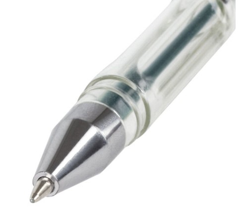 Ручка гелевая STAFF "Basic" GP-789, ЗЕЛЕНАЯ, корпус прозрачный, хромированные детали, узел 0,5 мм, линия письма 0,35 мм, 142791 Ручка гелевая STAFF "Basic" GP-789, ЗЕЛЕНАЯ, корпус прозрачный, хромированные детали, узел 0,5 мм, линия письма 0,35 мм, 142791