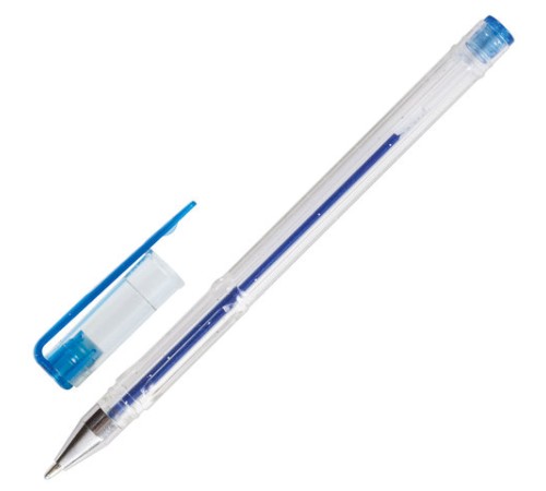 Ручки гелевые ПИФАГОР, НАБОР 6 ЦВЕТОВ, БЛЕСТКИ, корпус прозрачный, узел 0,7 мм, линия письма 0,5 мм, 142796