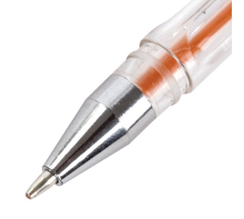 Ручки гелевые ПИФАГОР, НАБОР 6 ЦВЕТОВ, БЛЕСТКИ, корпус прозрачный, узел 0,7 мм, линия письма 0,5 мм, 142796