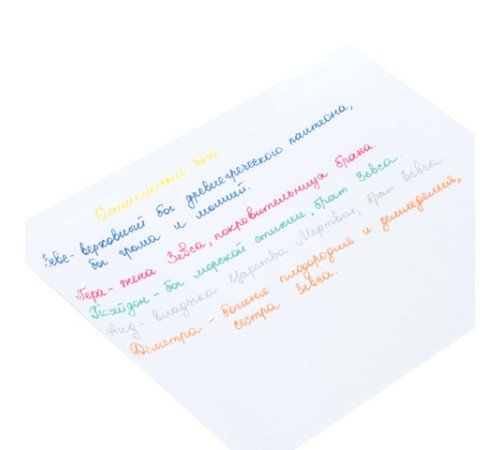 Ручки гелевые ПИФАГОР, НАБОР 6 ЦВЕТОВ, БЛЕСТКИ, корпус прозрачный, узел 0,7 мм, линия письма 0,5 мм, 142796