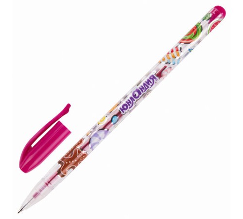 Ручки гелевые ЮНЛАНДИЯ, НАБОР 12 ЦВЕТОВ, корпус с печатью, узел 0,5 мм, линия письма 0,35 мм, 142800